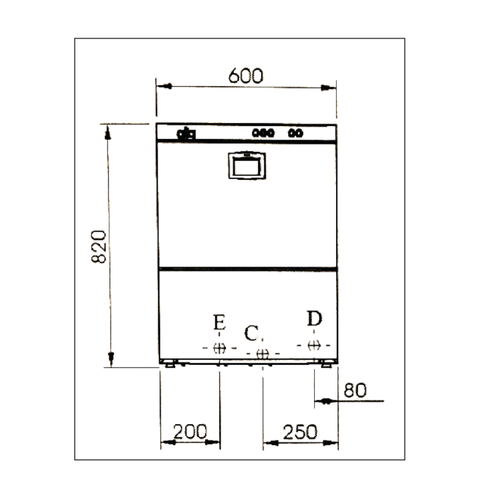 เครื่องล้างจานขนาดเล็ก ATA SRL รุ่น ATA-B31_3